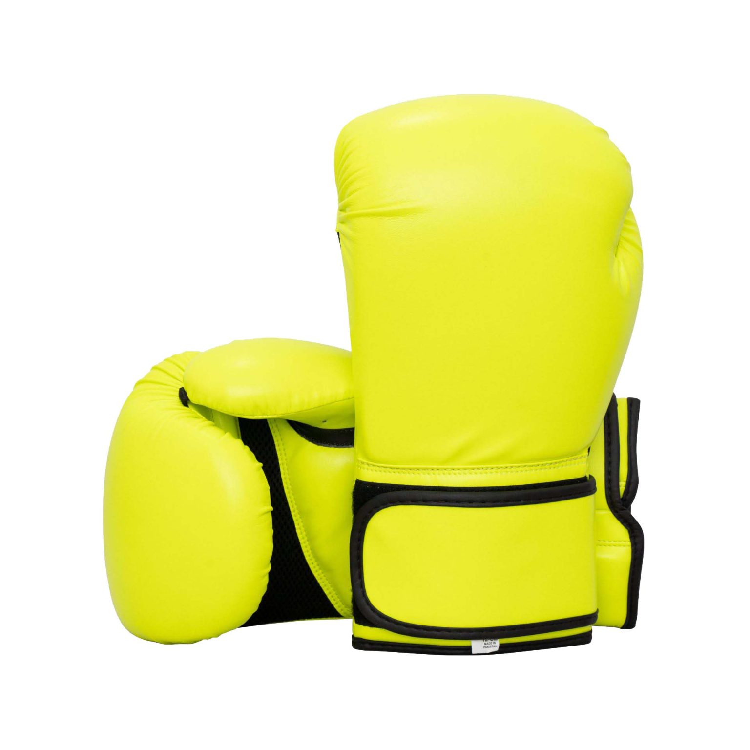 Fitness Boxing Gloves Synthetic Leather Lime Wholesale Boxing Gear