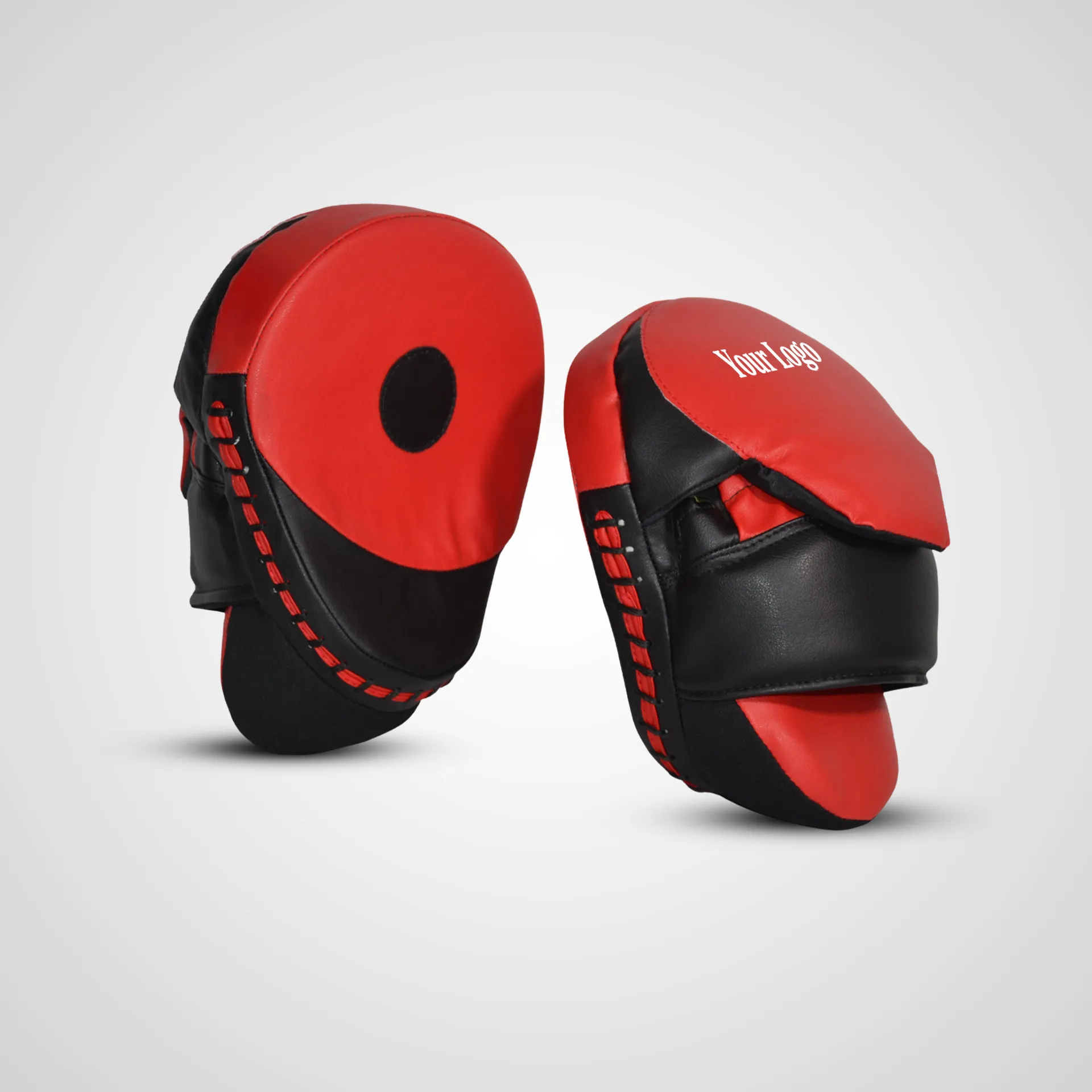 Red Focus mitts 1
