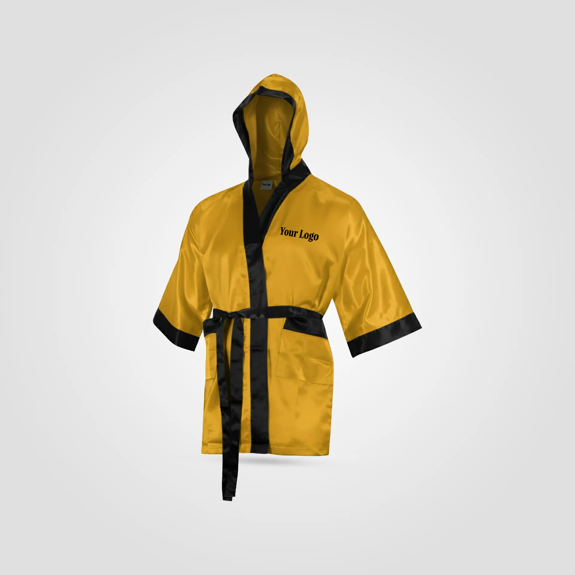 Reign Champ Boxing Robe Yellow (front)