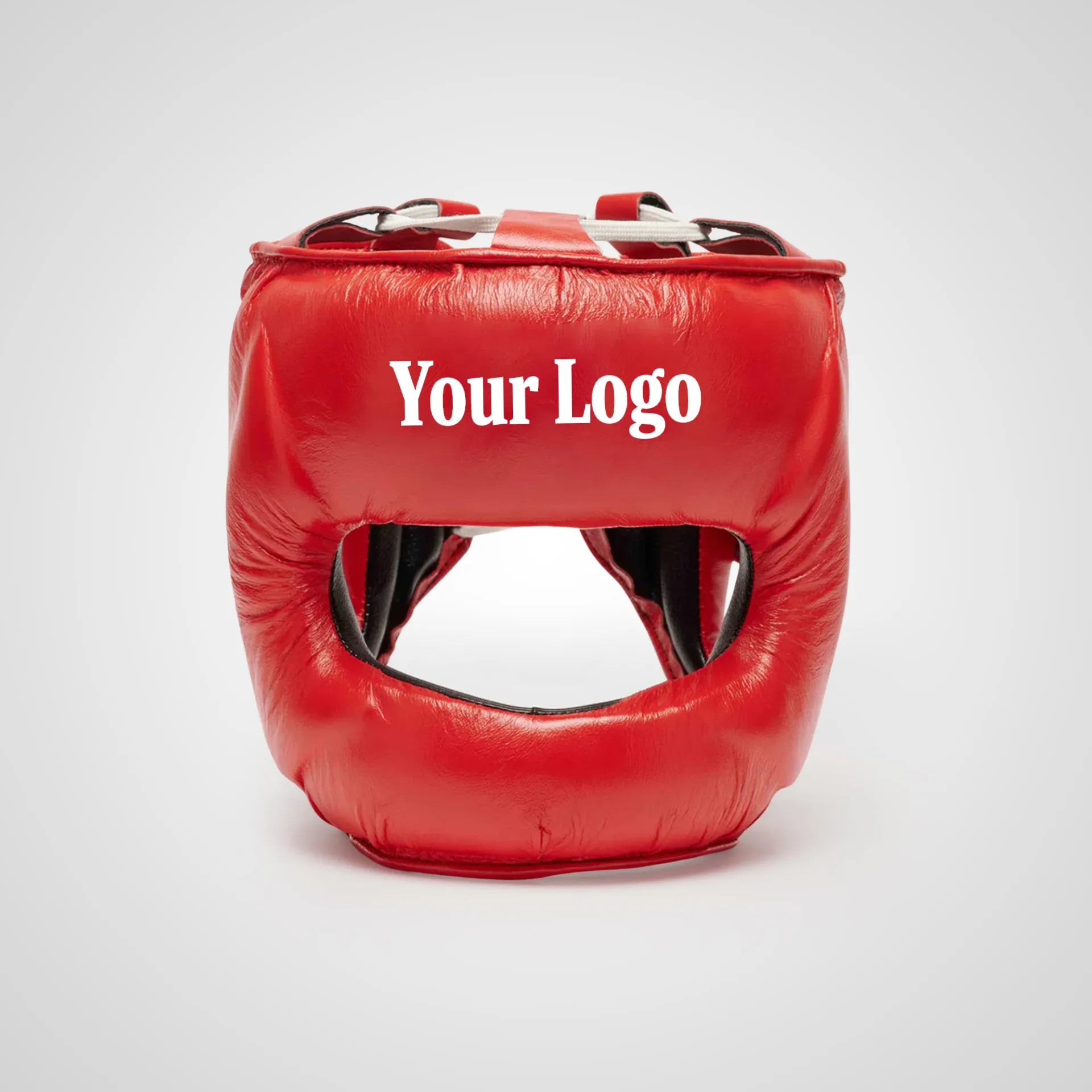Valor Edge Boxing Headgear MHG-01 Red Front