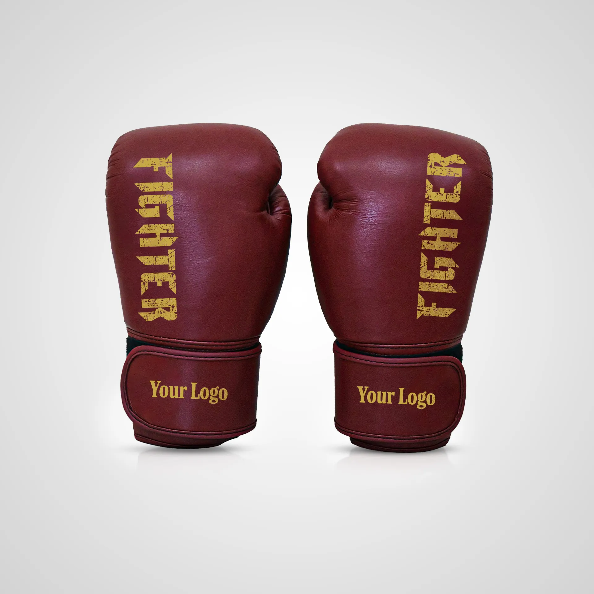 Warrior Thrust Muay Thai Gloves MT-01 Maroon_